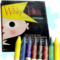 Winky Dink crayon set