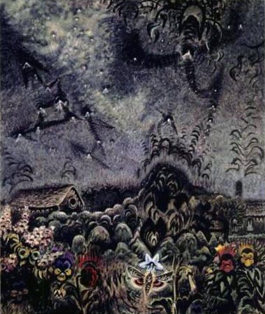 © Charles Burchfield -The Sphinx and the Milky Way-1946
